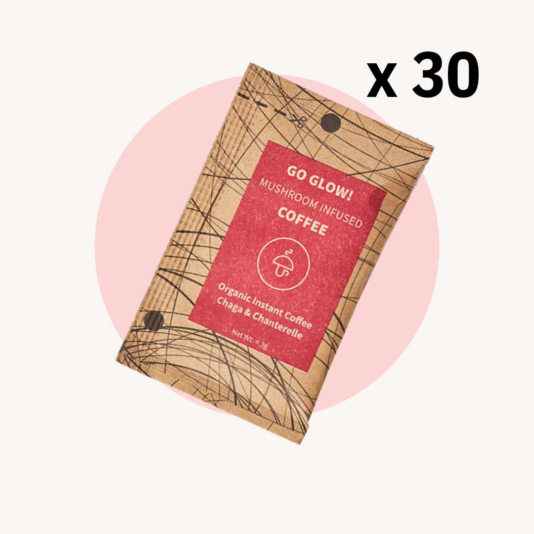 30/60 Go Glow – organická instantná káva s čagou a kuriatkami -30%