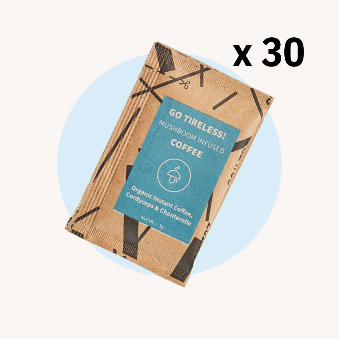 30/60 Go Tireless – organická instantná káva s cordyceps a kuriatkami -30%