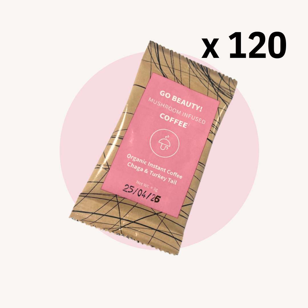 30/60 Go Beauty – organická instantná káva s levou hrivou a reishi -30%